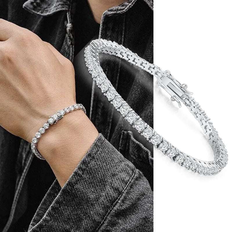 Luxury Tennis Bracelet for Hip Hop Iced Out Zircon