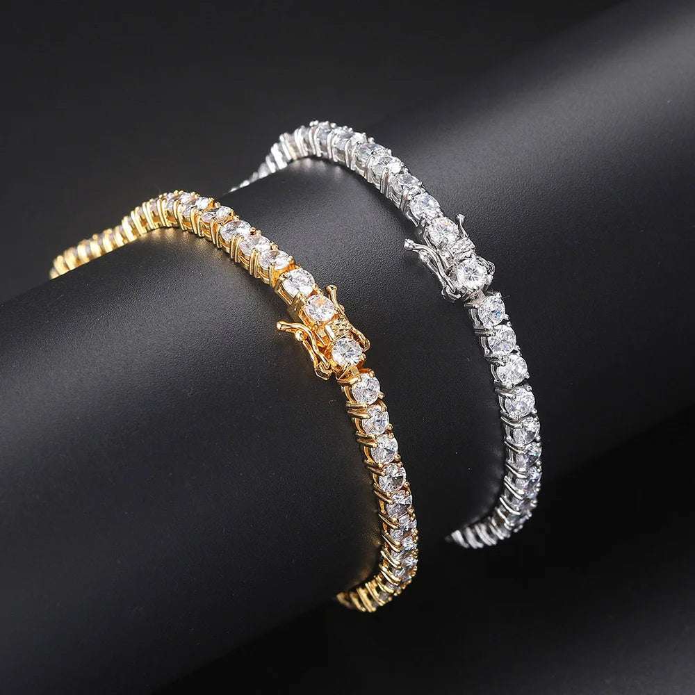 Luxury Tennis Bracelet for Hip Hop Iced Out Zircon
